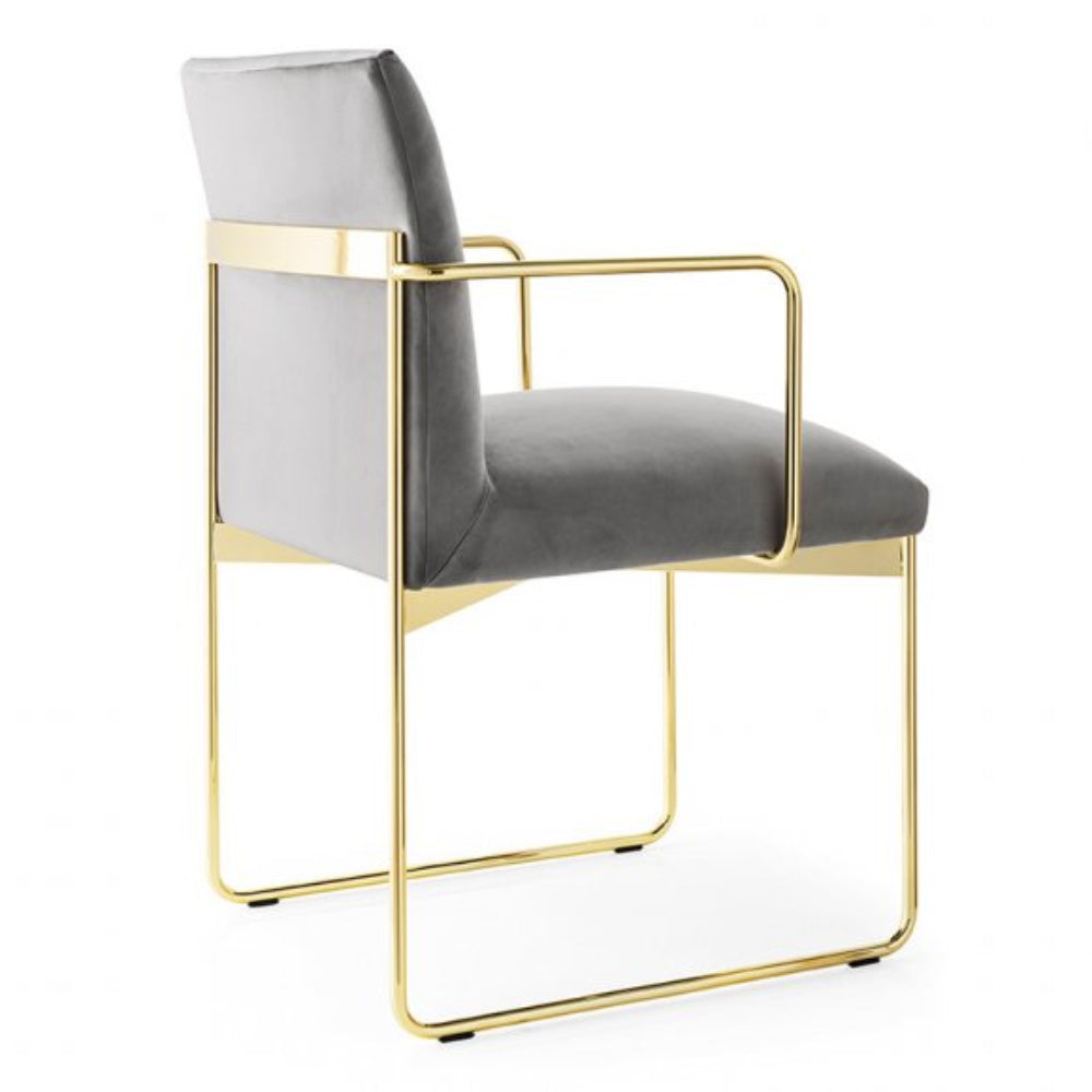 Gala Plush Upholstered Armchair - Interior Living