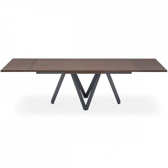 Cartesio Extendable Geometric-Pedestal-Base Table I - Interior Living