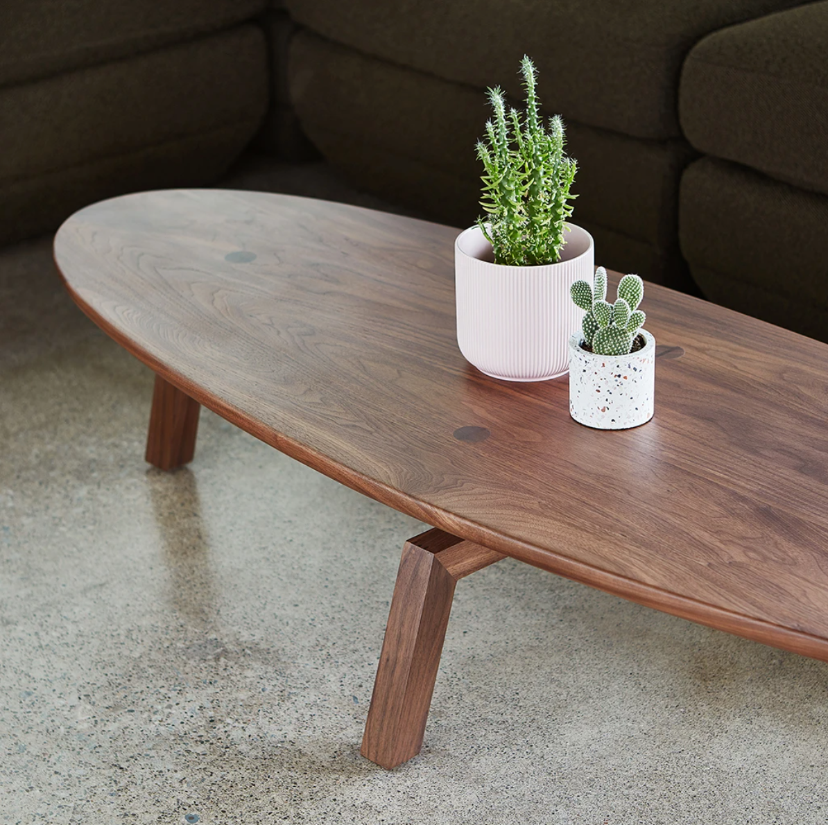 Solana Oval Coffee Table - Quick Ship