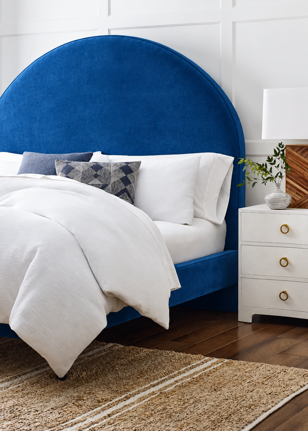 custom oval bed