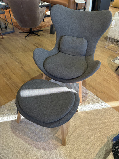 Lazy Armchair & Ottoman - Interior Living