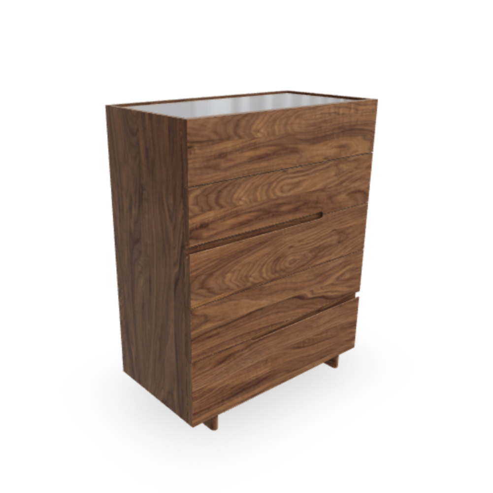 Nelson Five Drawer Chest - Interior Living