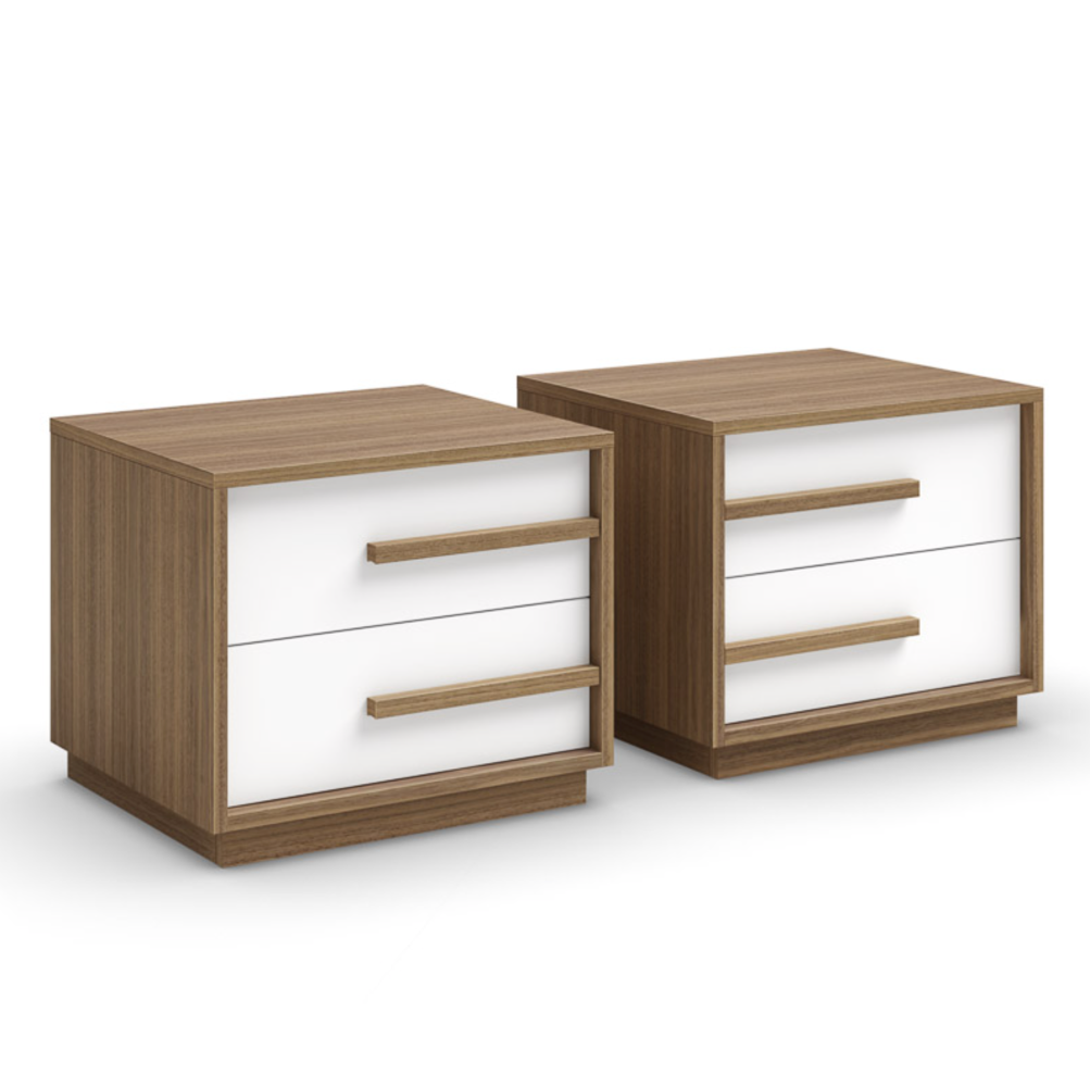 Nuria 2 Drawer Nightstand - Interior Living