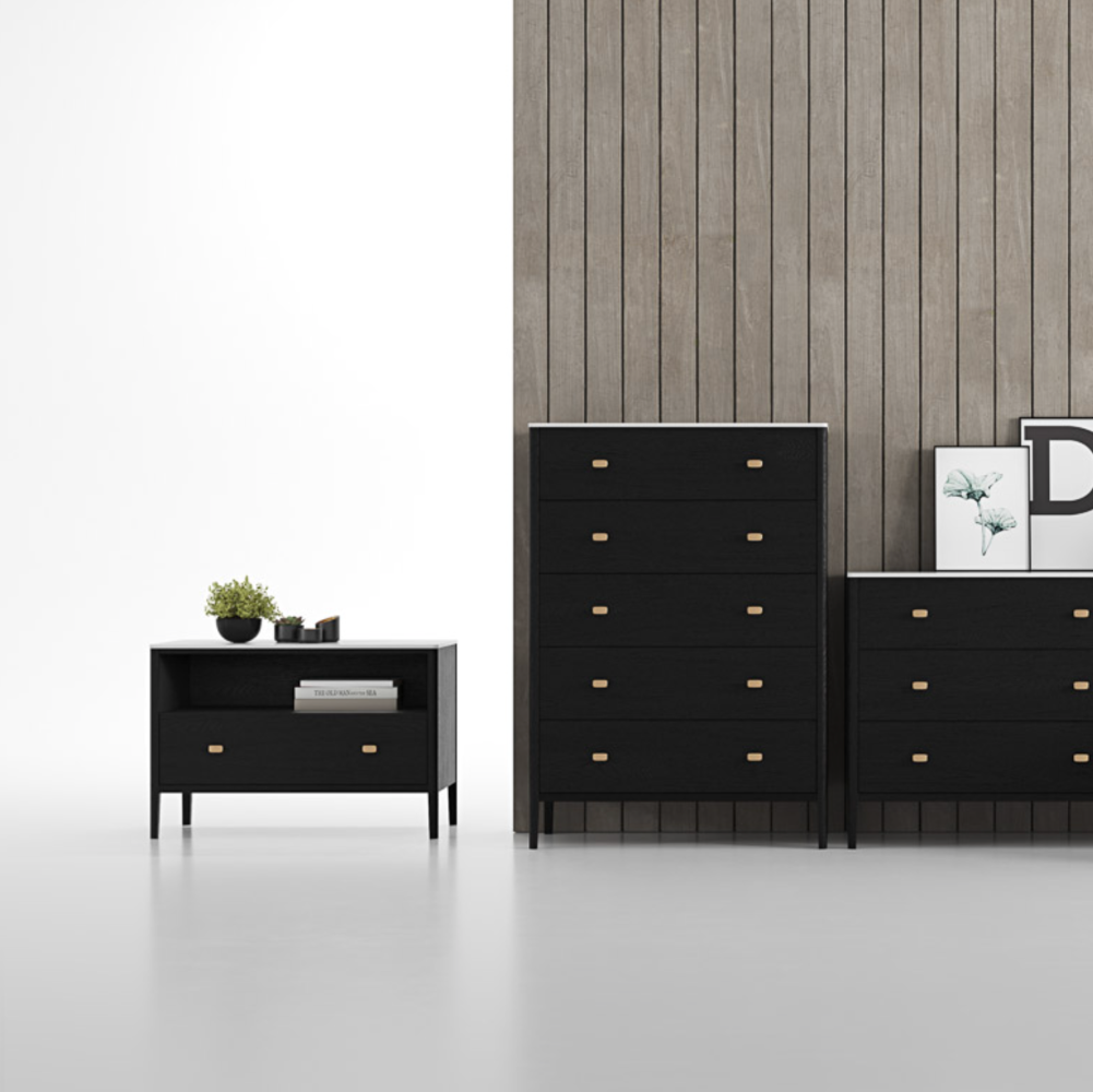 Zara Wide Nightstand - Interior Living