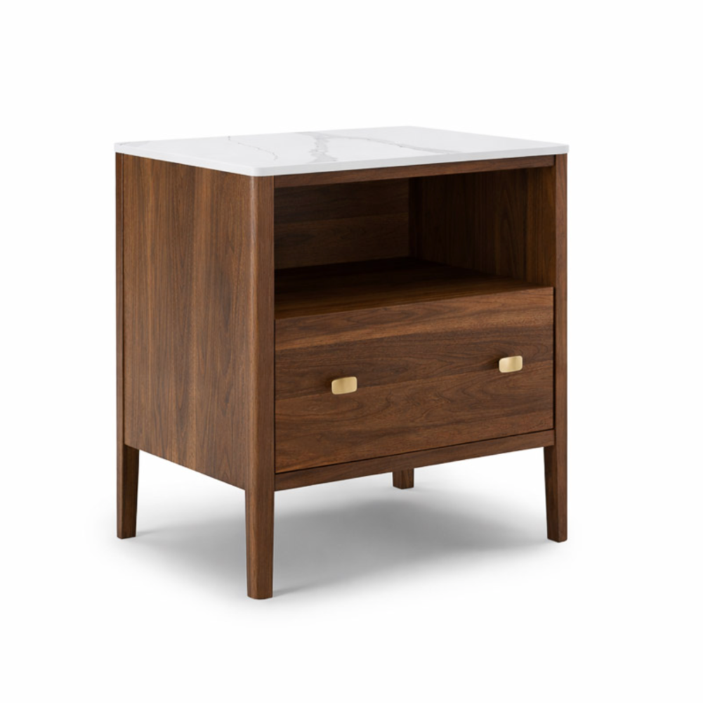 Zara Narrow Nightstand - Interior Living