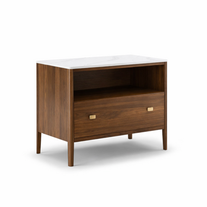 Zara Wide Nightstand - Interior Living