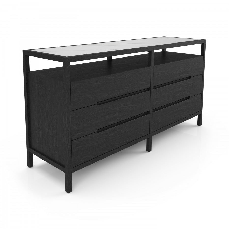 Edgar Six Drawer Dresser - Interior Living