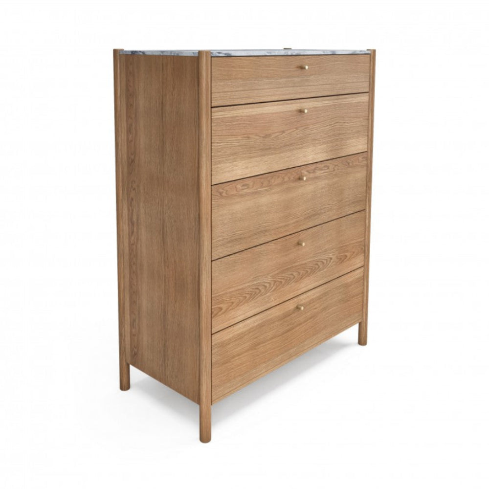 Jules Five Drawer Chest - Interior Living