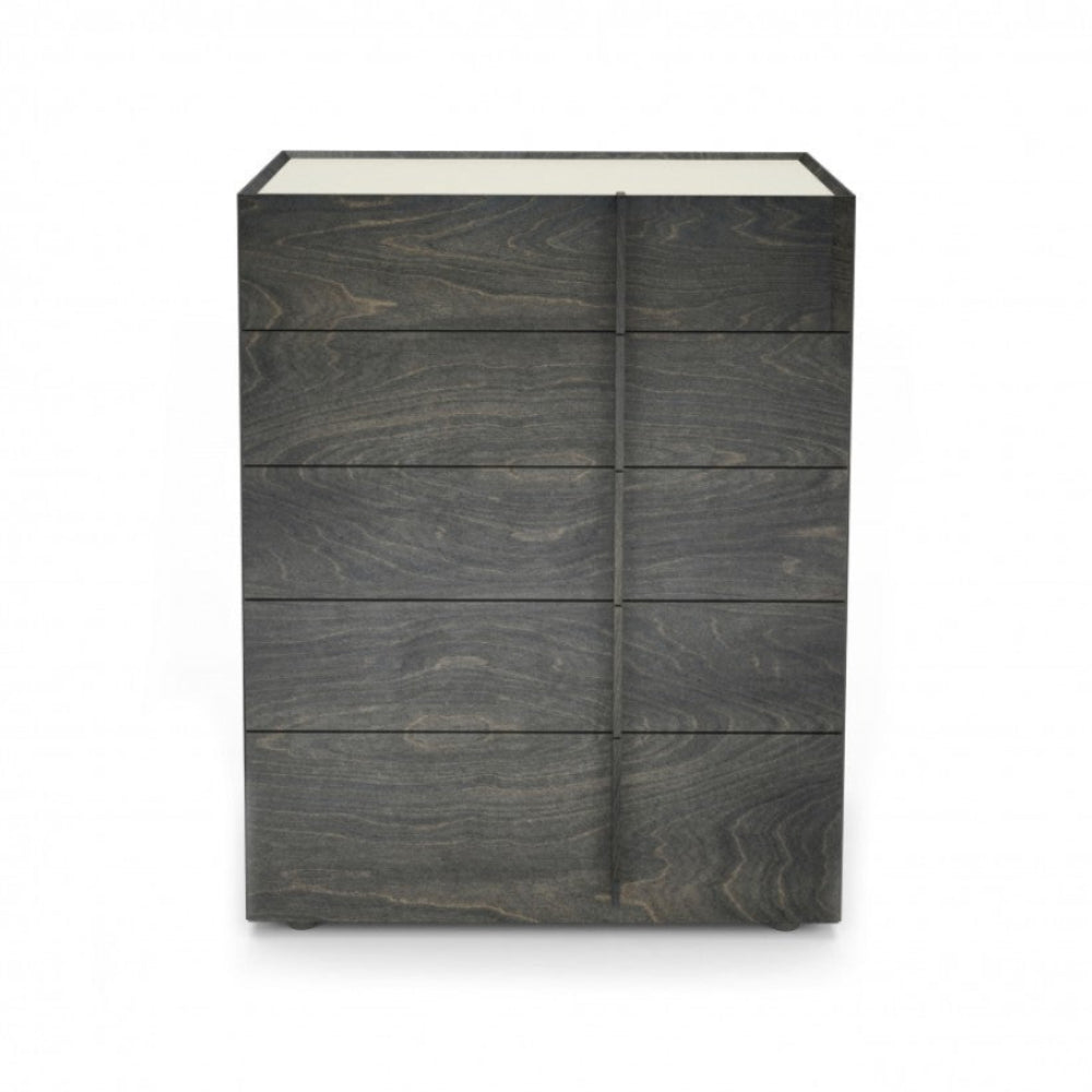 Plank Five Drawer Chest - Interior Living
