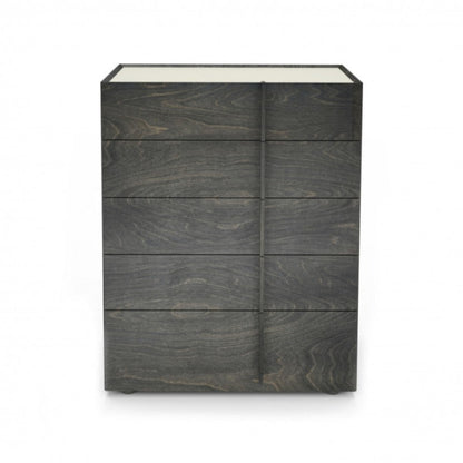 Plank Five Drawer Chest - Interior Living