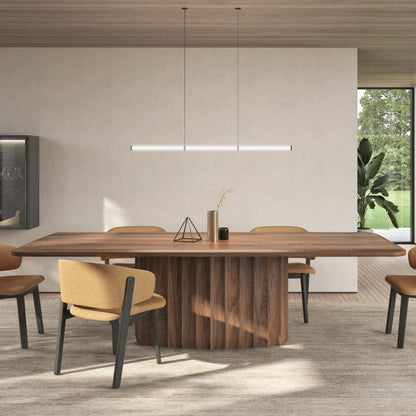 Rufus Raw Wooden Dining Table