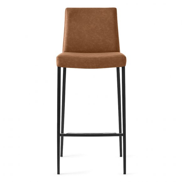 Aida Minimalist-Design Padded Seat Stool
