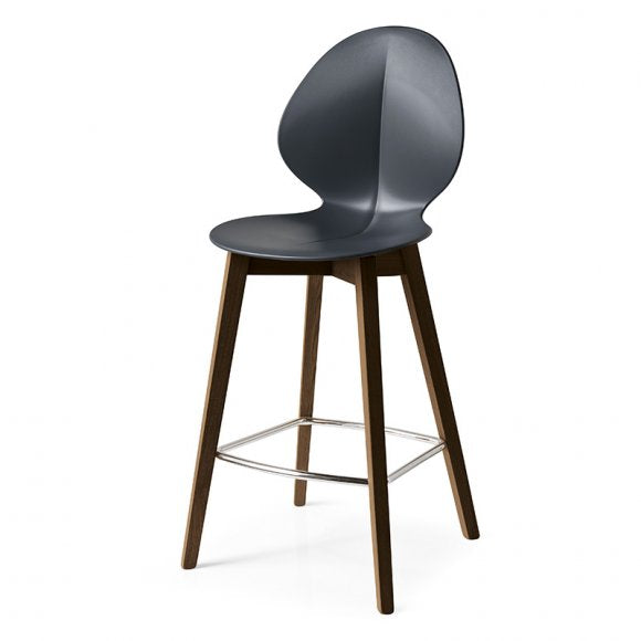 Basil Ergonomic Wood Base Stool