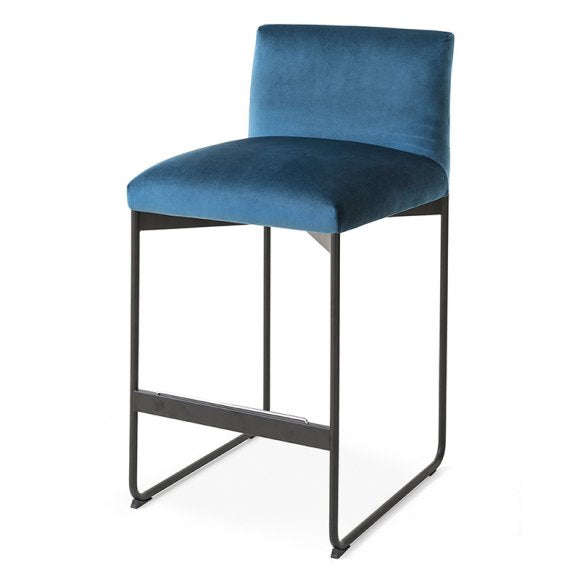 Gala Plush Upholstered Stool