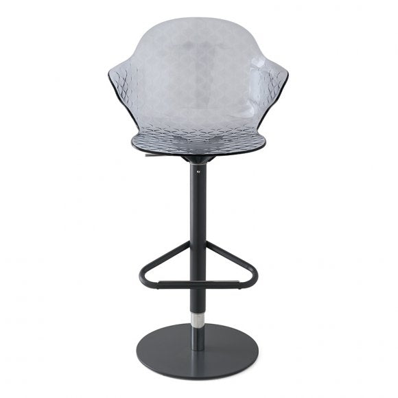 Saint Tropez Ergonomic-Polycarbonate-Seat Swivel Stool