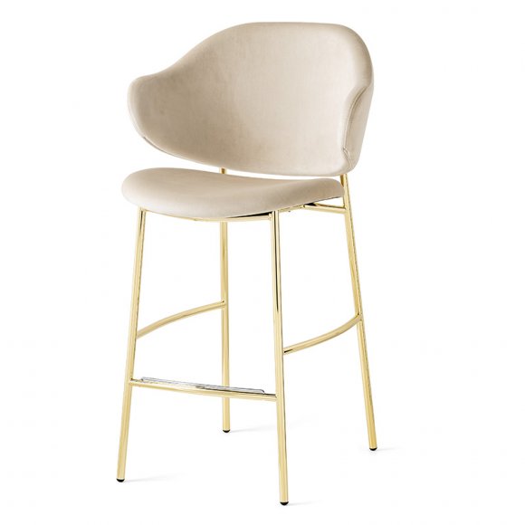 Holly Padded Stool with Armrests