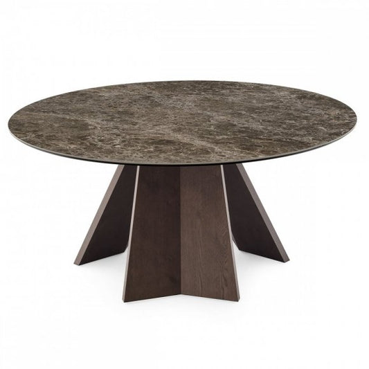 Icaro Sculptured Wood-Base Table I