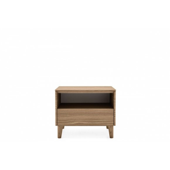 Boston Drawer + Open Compartment Nightstand
