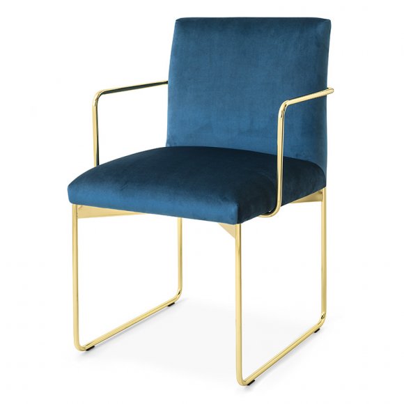Gala Plush Upholstered Armchair