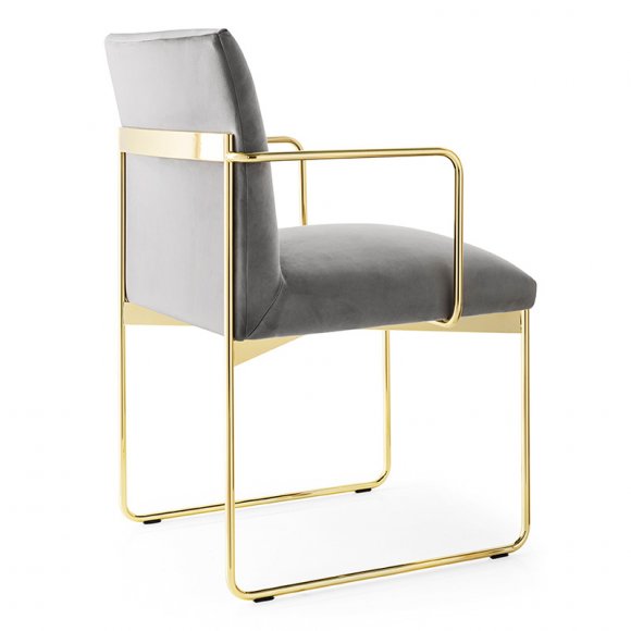 Gala Plush Upholstered Armchair