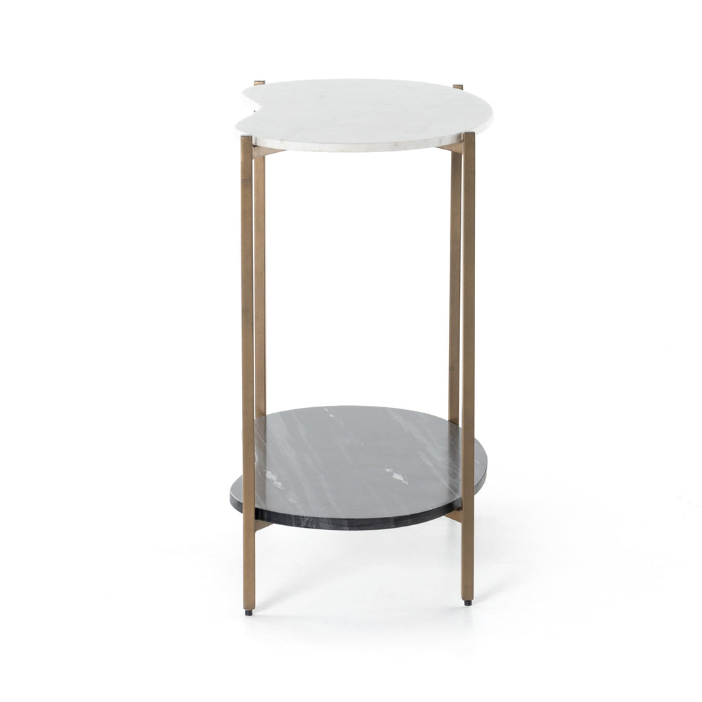 Gustavo Console Table - Polished White