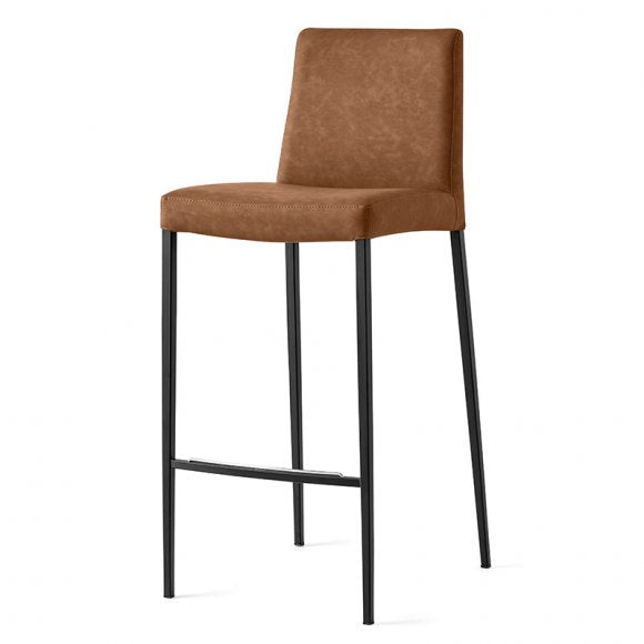 Aida Minimalist-Design Padded Seat Stool