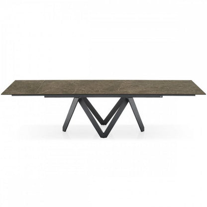 Cartesio Extendable Geometric-Pedestal-Base Table I