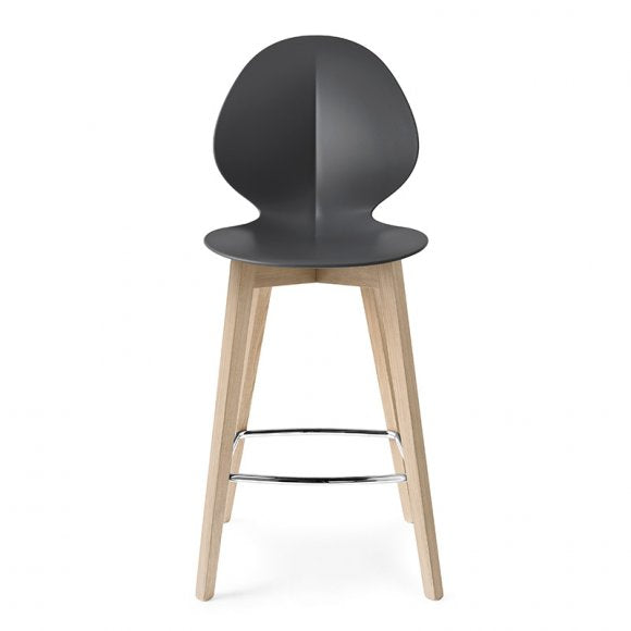 Basil Ergonomic Wood Base Stool