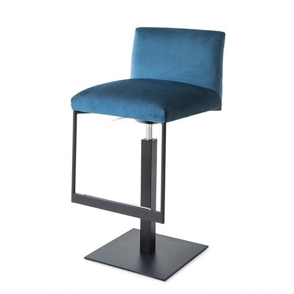 Gala Plush Upholstered Swivel Stool