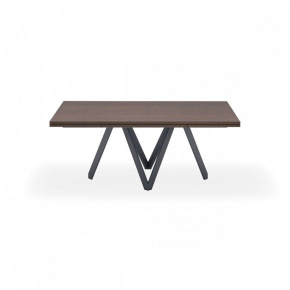 Cartesio Extendable Geometric-Pedestal-Base Table I