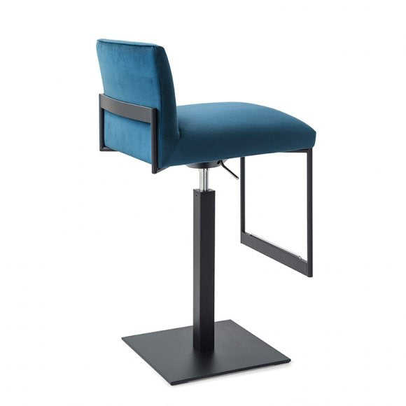 Gala Plush Upholstered Swivel Stool