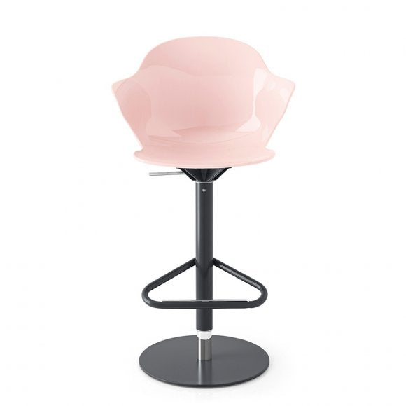 Saint Tropez Ergonomic-Polycarbonate-Seat Swivel Stool