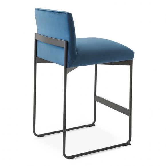 Gala Plush Upholstered Stool