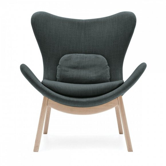 Lazy Modern Wood-Base Armchair