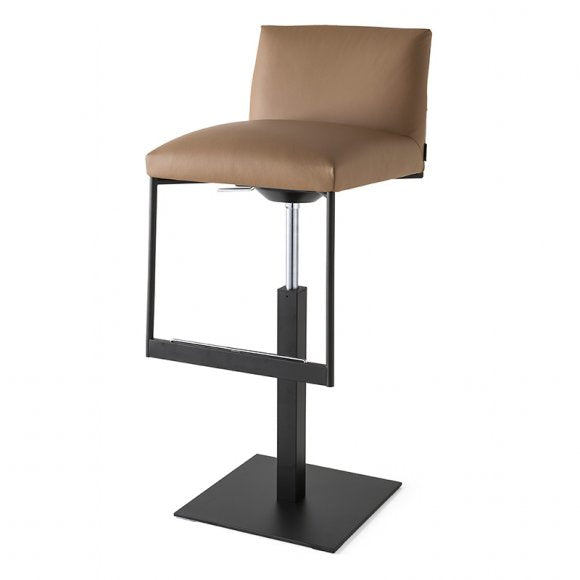 Gala Plush Upholstered Swivel Stool