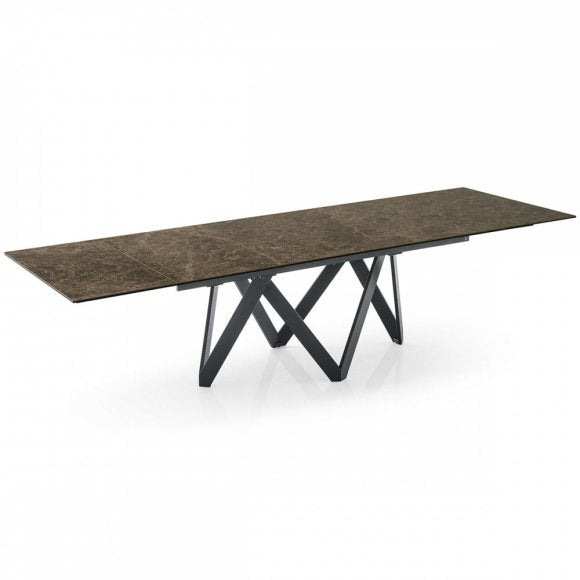 Cartesio Extendable Geometric-Pedestal-Base Table I