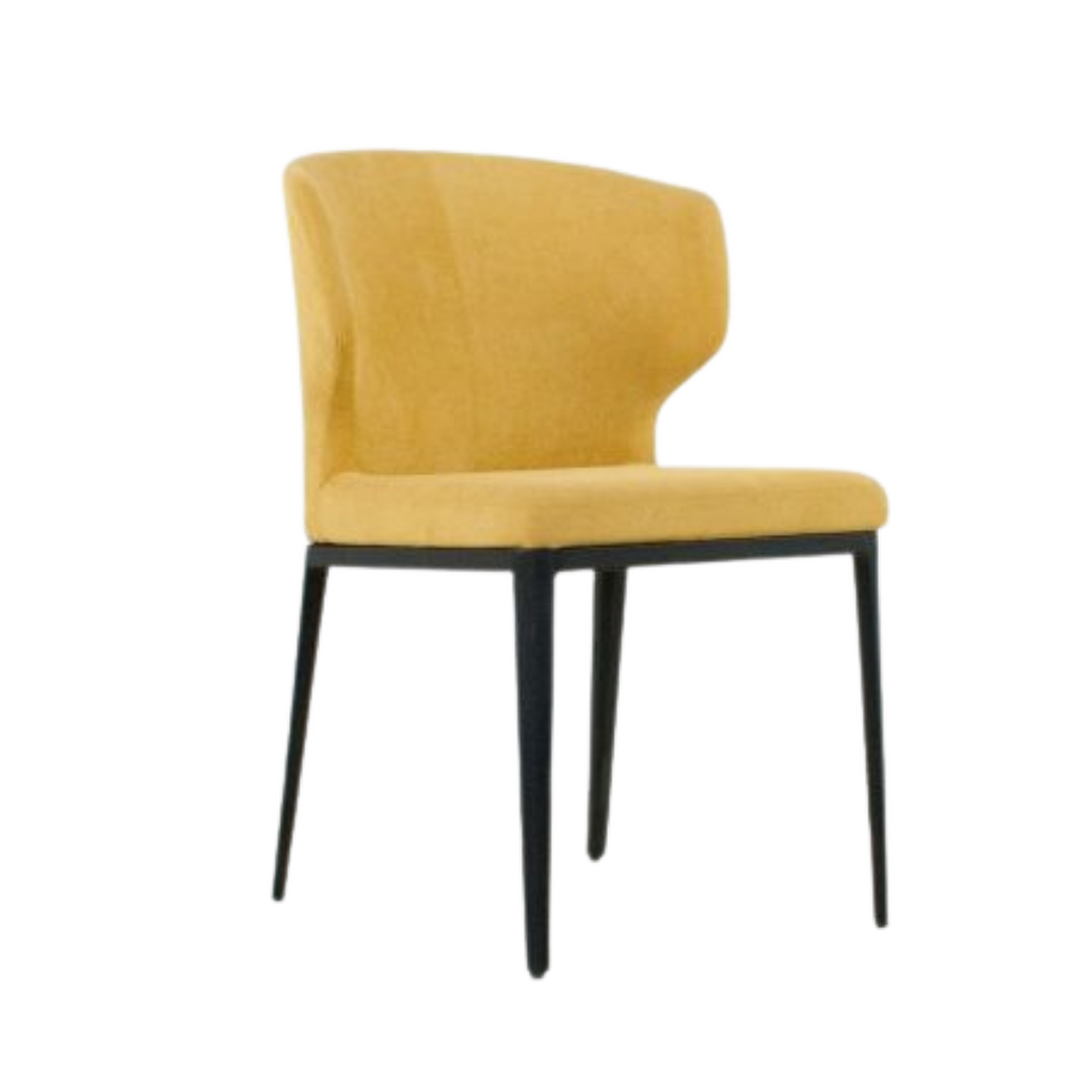 Cabo Fabric Metal Dining Chair