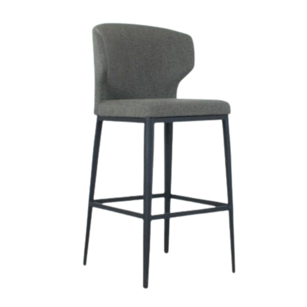 Cabo Fabric Metal Stool