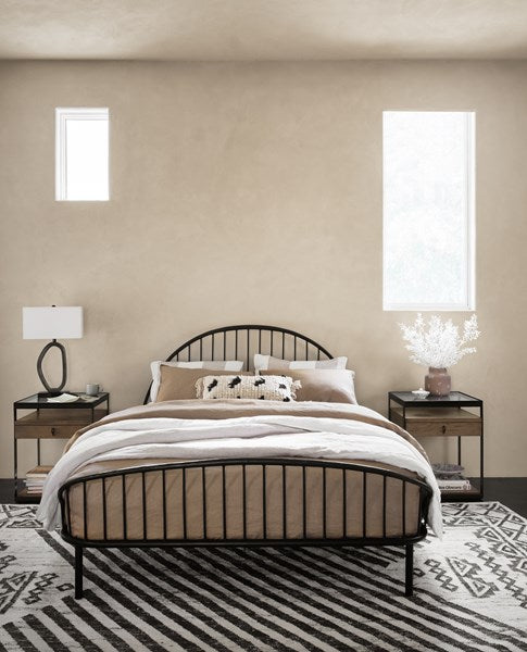 Waverly Iron Bed - Vintage Black