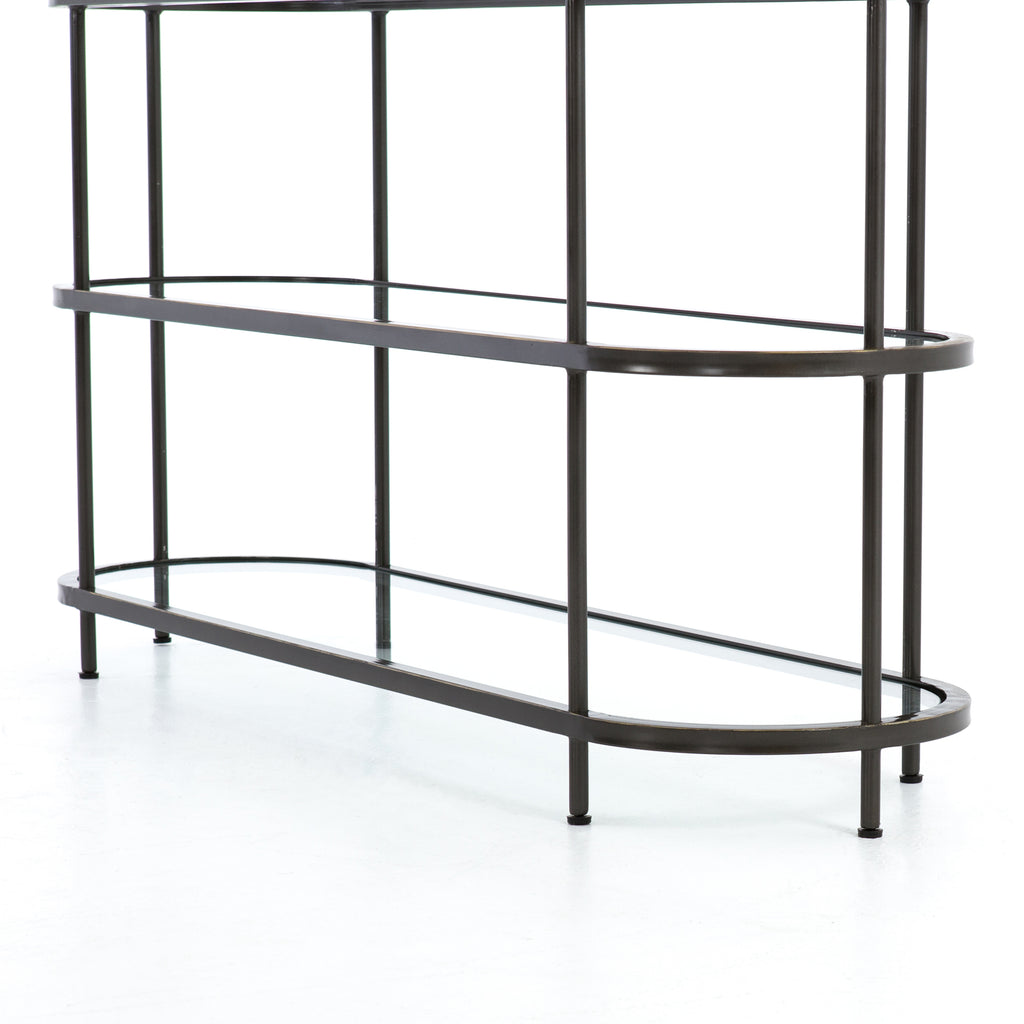 Lila Media Console - Rubbed GunMetal