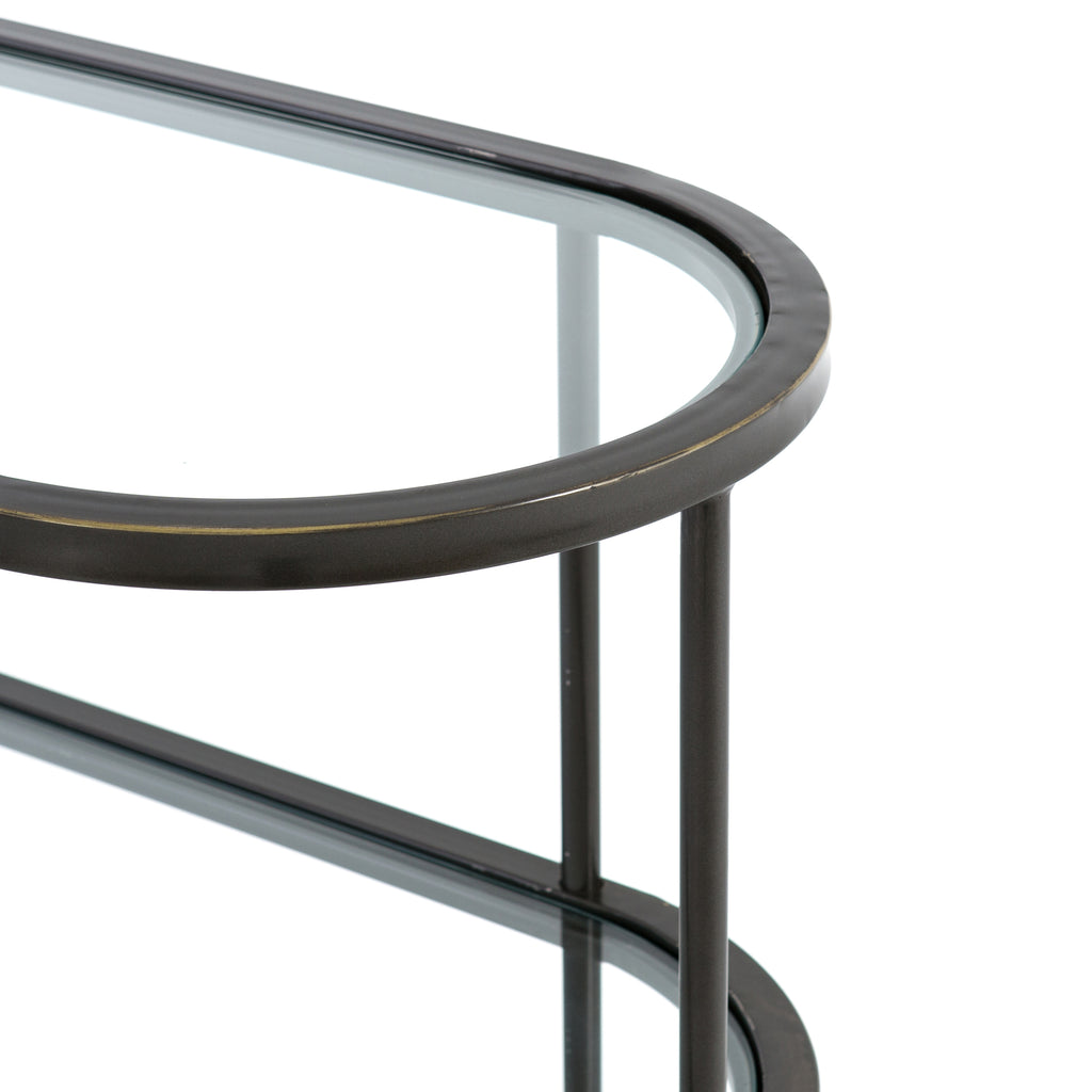Lila Media Console - Rubbed GunMetal