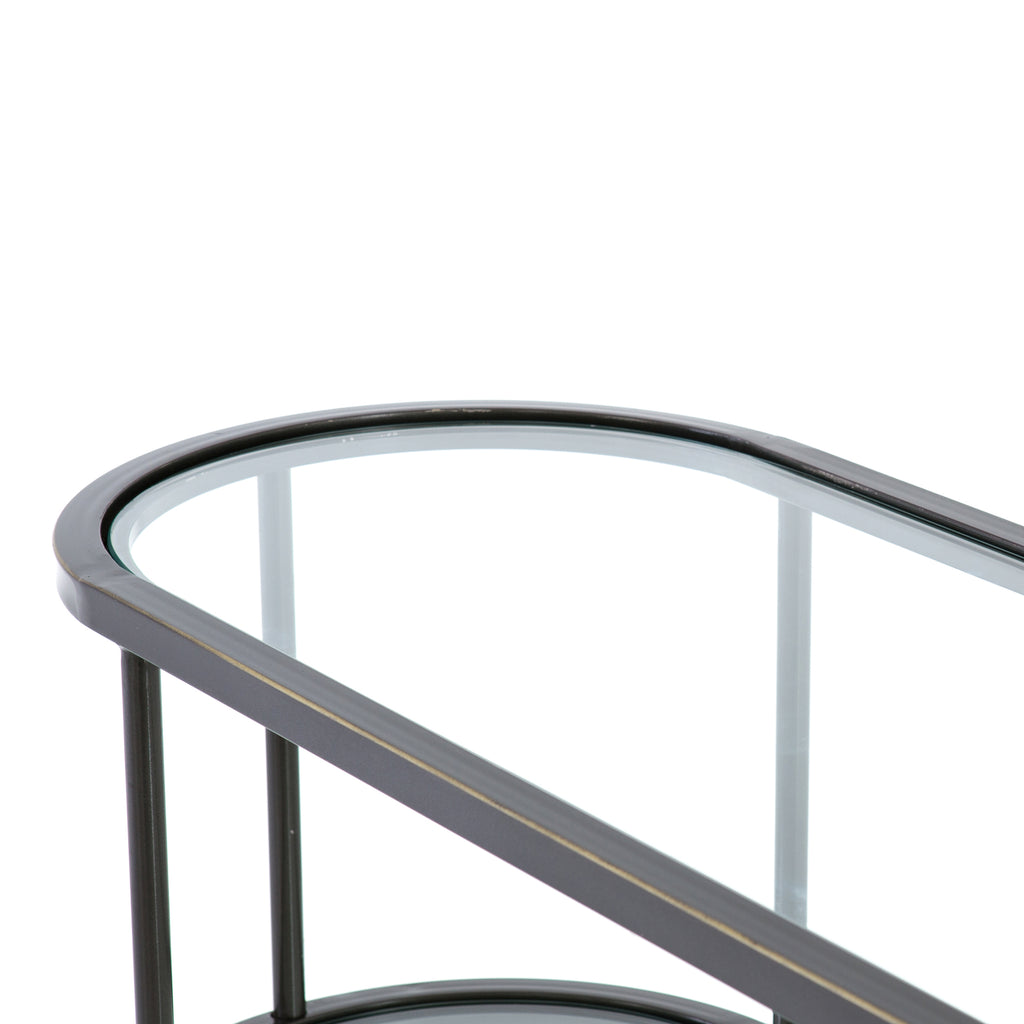 Lila Media Console - Rubbed GunMetal