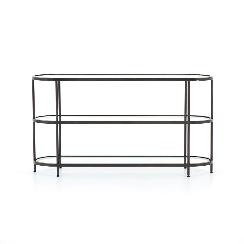 Lila Media Console - Rubbed GunMetal