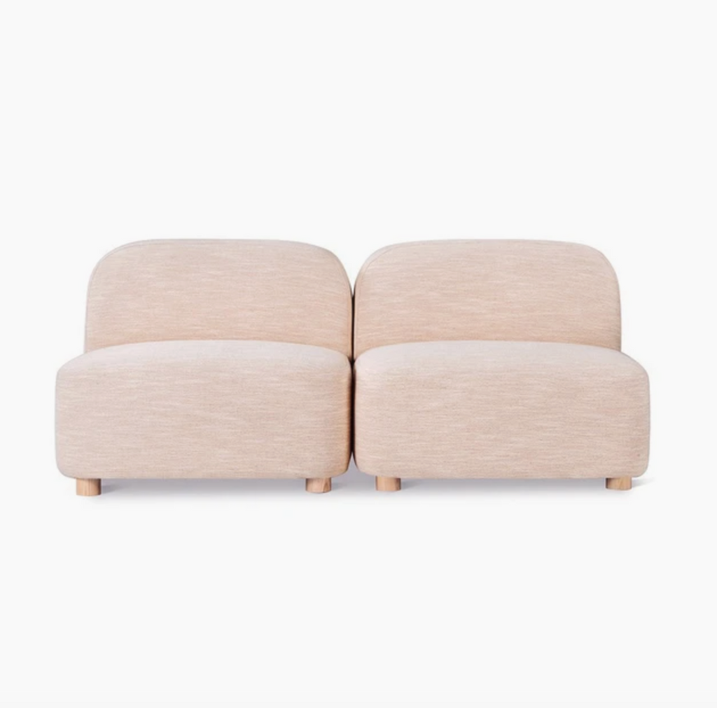Circuit Modular 2-PC Armless Sofa