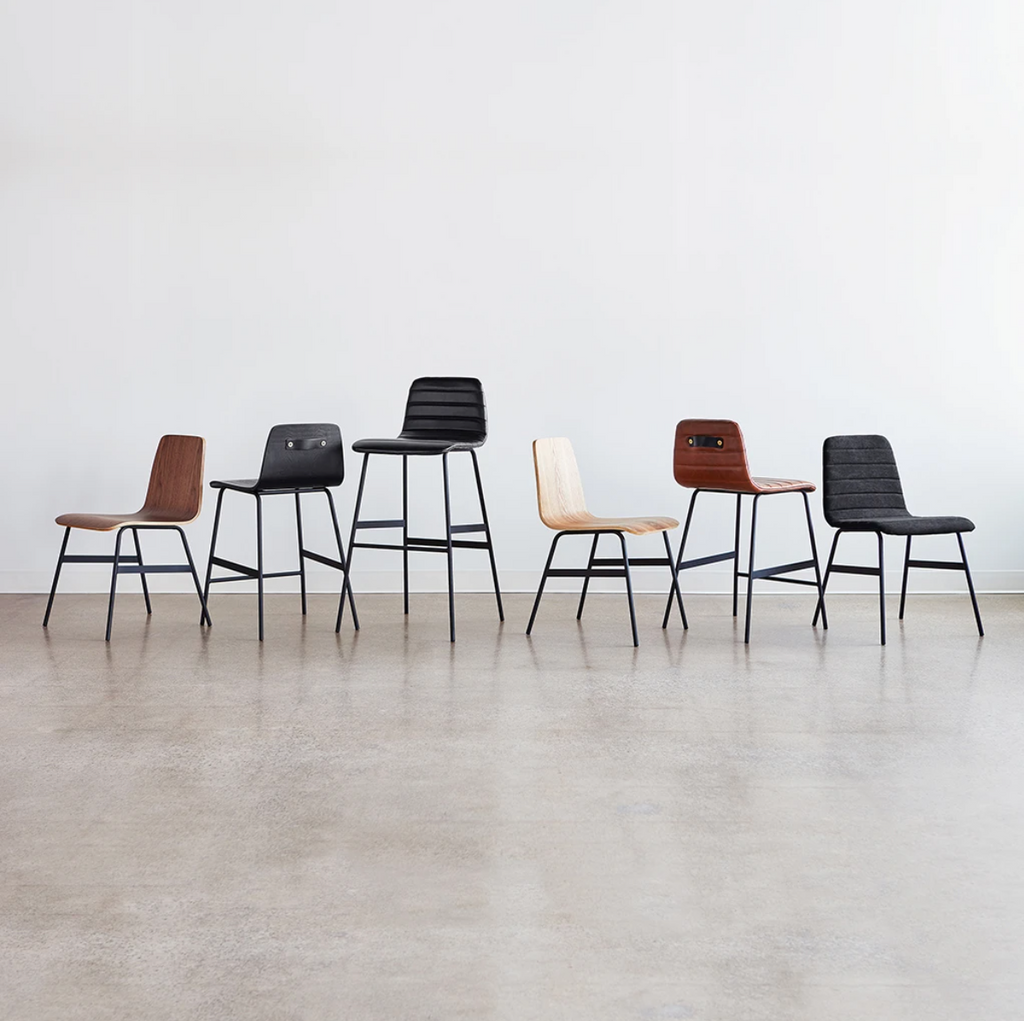 Lecture Bar Stool Upholstered