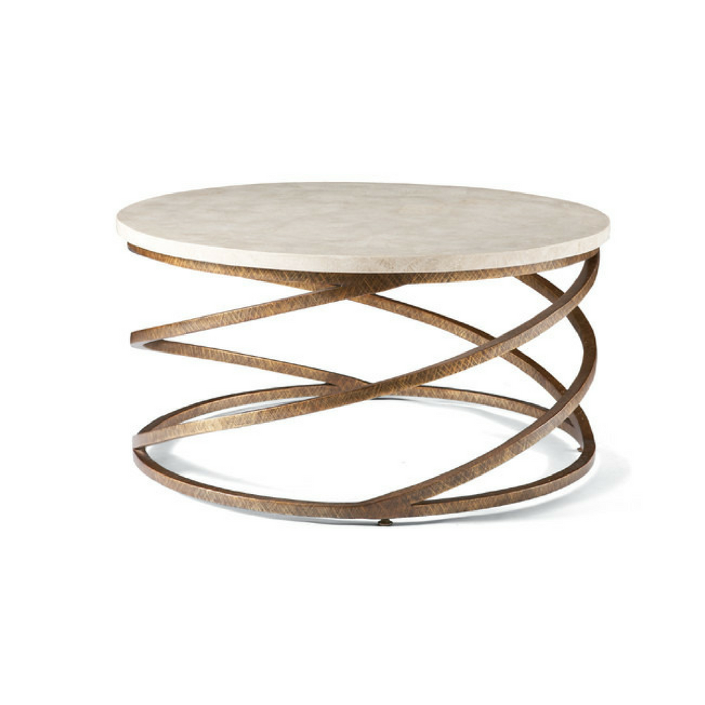 Fossil Stone Cocktail Table