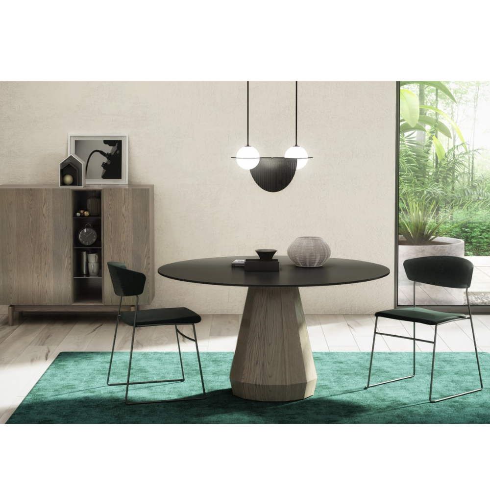Memento Round Glass Table