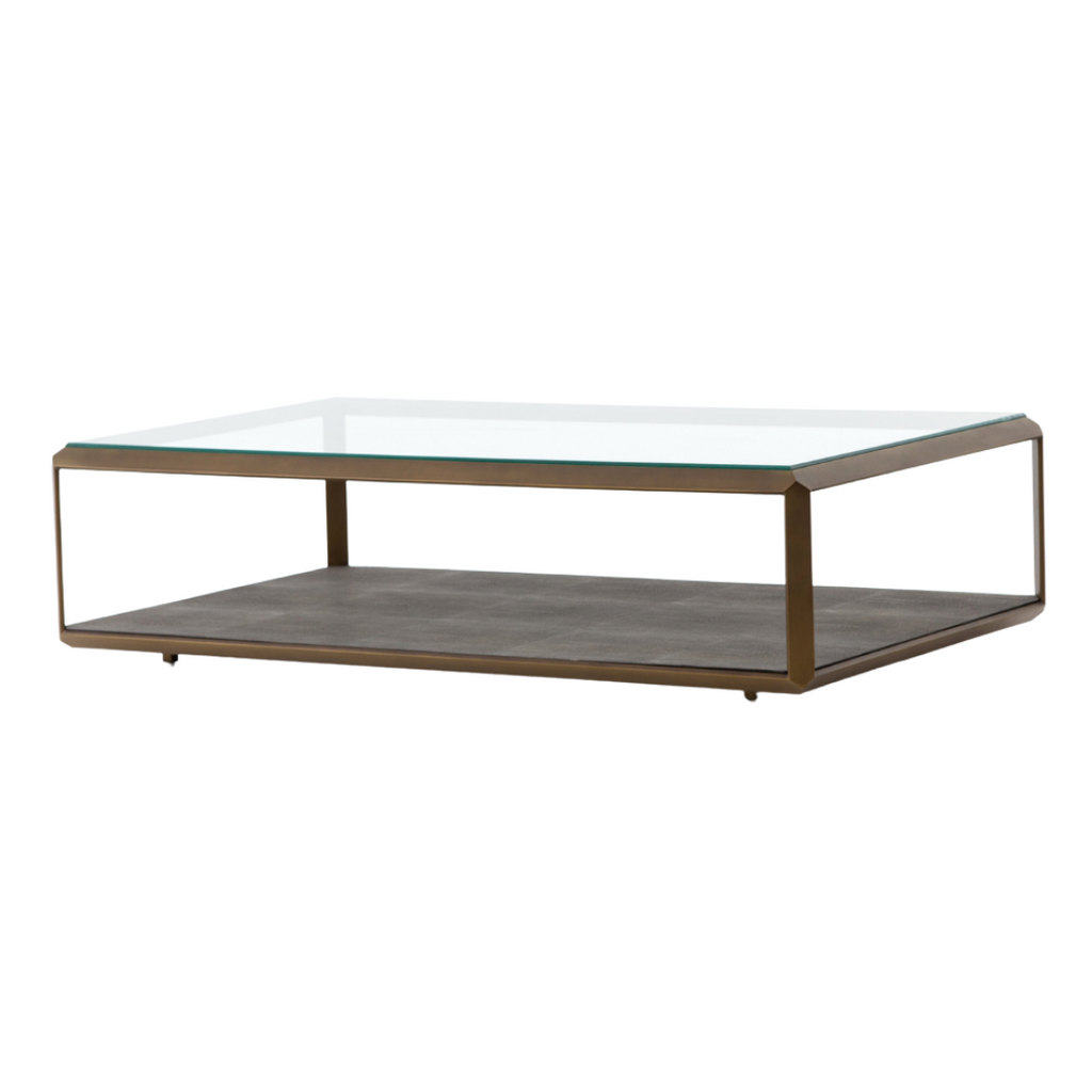 Shagreen Shadow Box Coffee Table