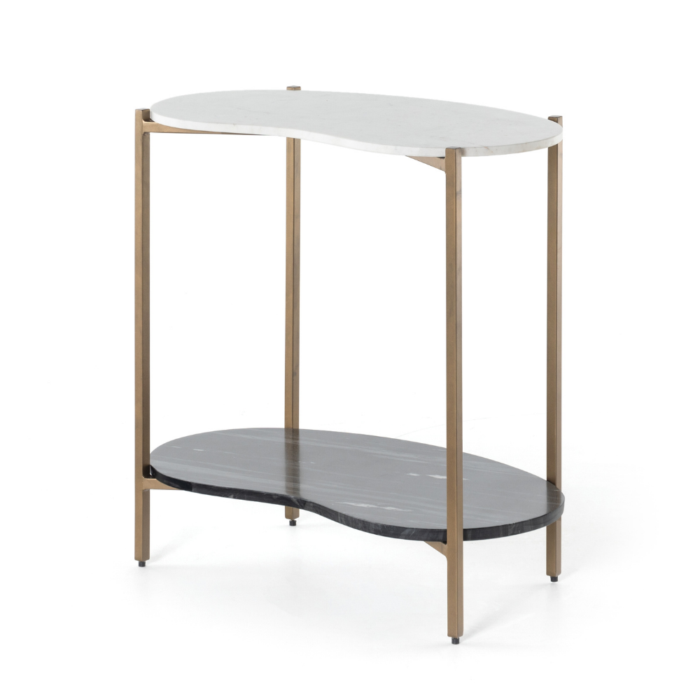 Gustavo Console Table - Polished White