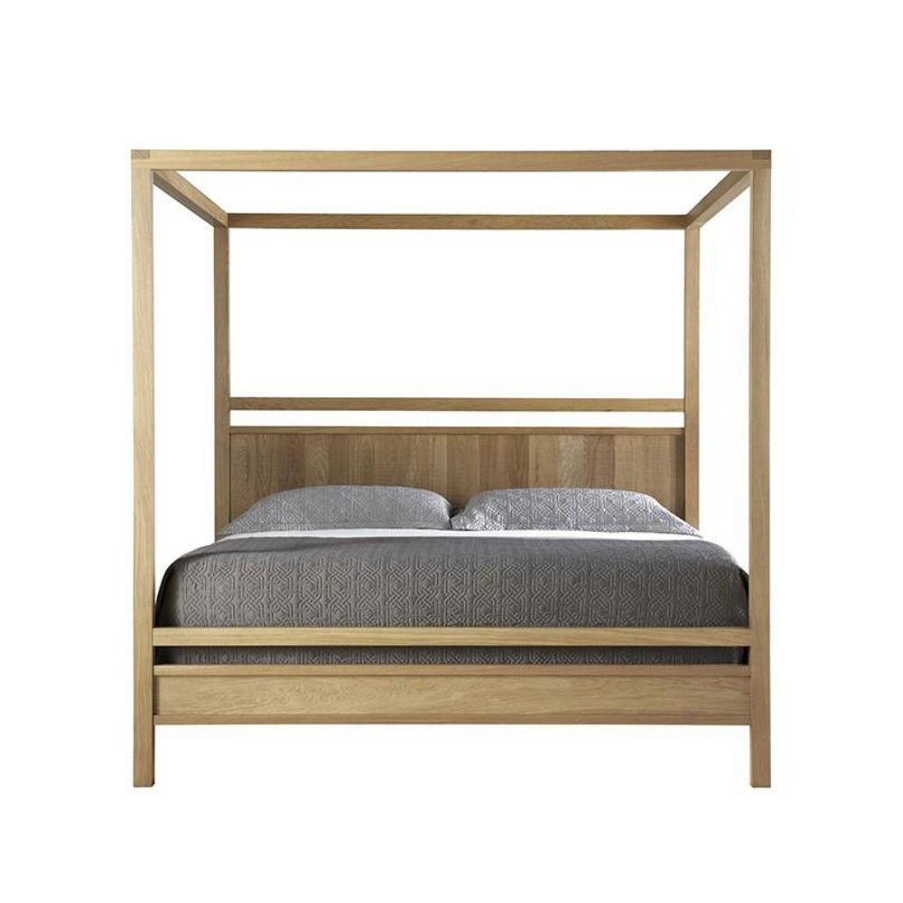 Fulton Wood Poster Headboard with Poster Canopy Footboard